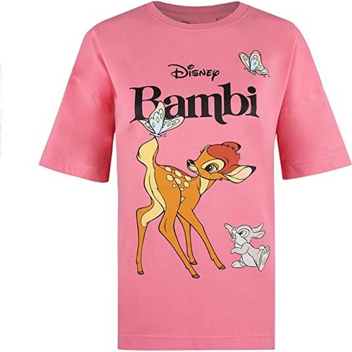 textil Mujer Camisetas manga larga Bambi TV685 Rojo