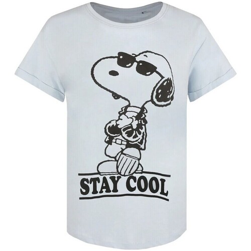 textil Mujer Camisetas manga larga Peanuts Stay Cool Negro