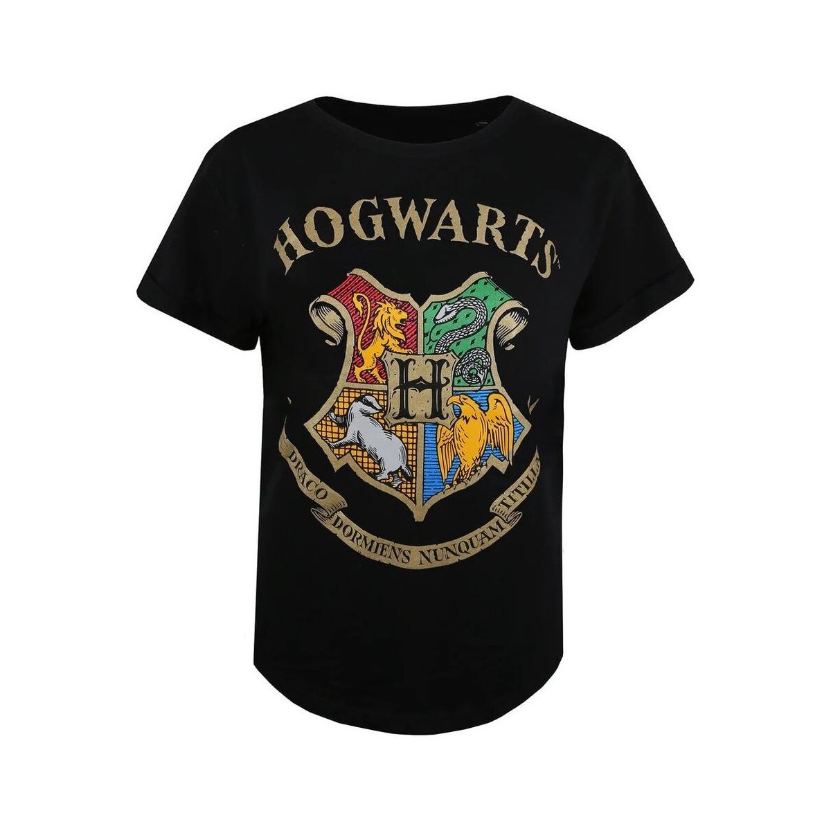 textil Mujer Camisetas manga larga Harry Potter TV847 Negro