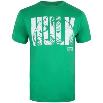 textil Hombre Camisetas manga larga Hulk TV856 Verde
