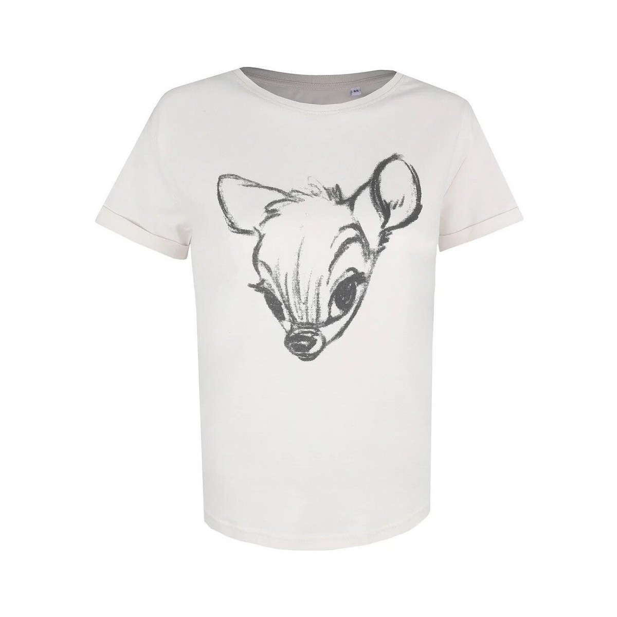 textil Mujer Camisetas manga larga Bambi TV857 Blanco