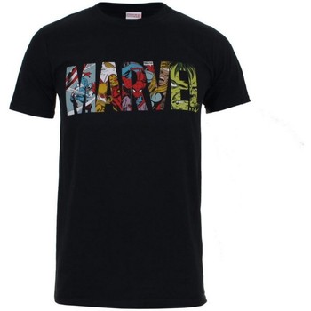 textil Hombre Camisetas manga larga Marvel TV860 Negro