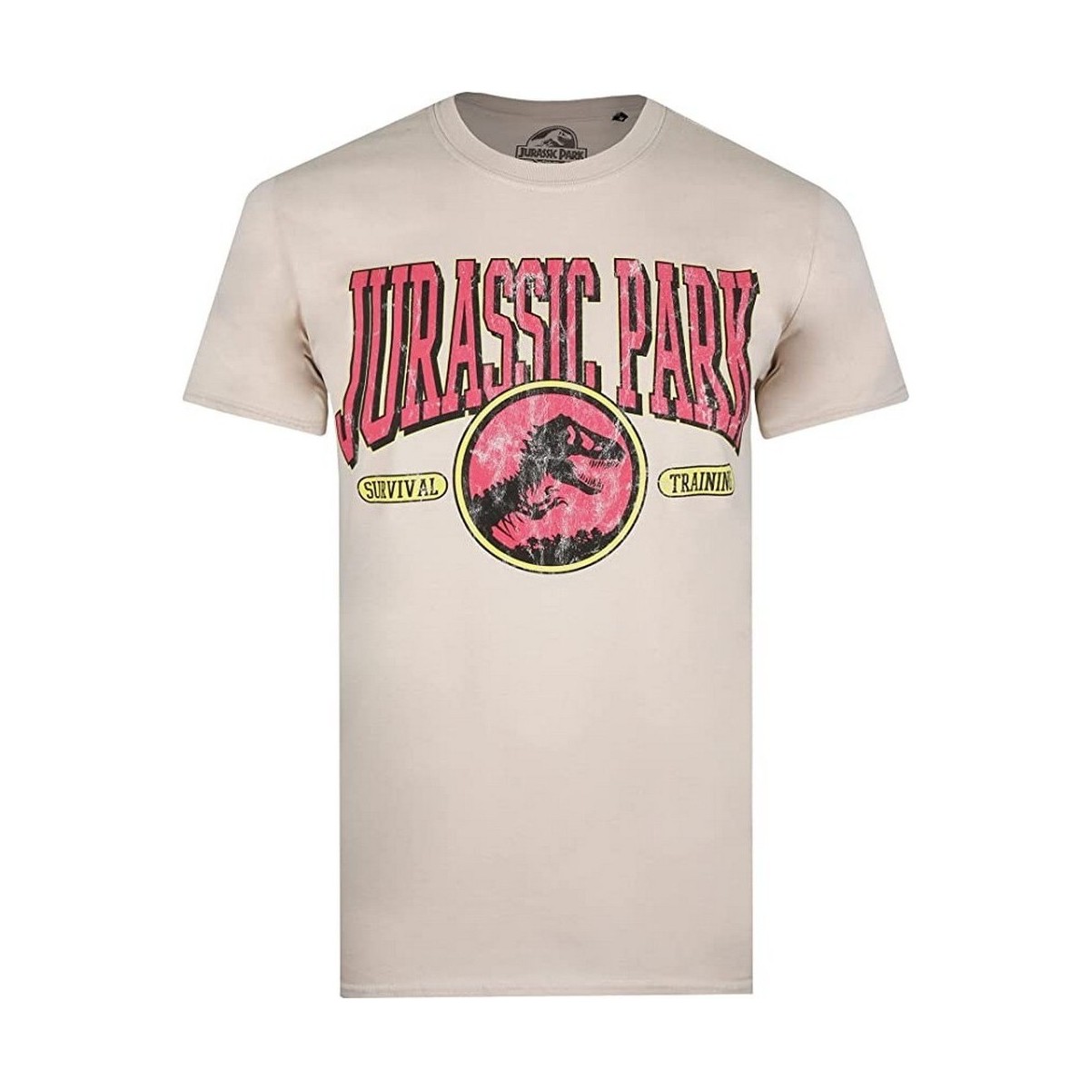 textil Hombre Camisetas manga larga Jurassic Park Survival Training Beige