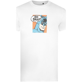 textil Hombre Camisetas manga larga Dc Comics  Blanco