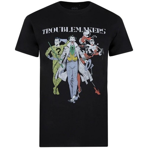 textil Hombre Camisetas manga larga Dessins Animés Original Gangsters Negro