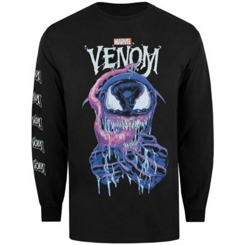 textil Hombre Camisetas manga larga Venom Grin Negro