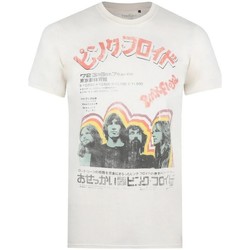 textil Hombre Camisetas manga larga Pink Floyd TV971 Beige