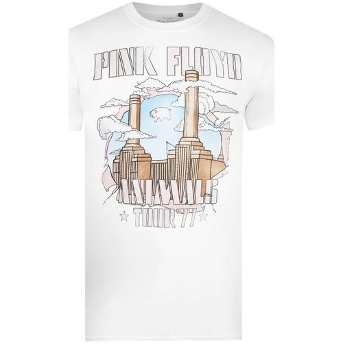 textil Hombre Camisetas manga larga Pink Floyd Animals Tour 77 Blanco