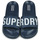 Zapatos Hombre Zuecos (Mules) Superdry CODE CORE POOL SLIDE Marino / Blanco