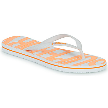 Zapatos Mujer Chanclas Superdry VINTAGE VEGAN FLIP FLOP Naranja / Blanco