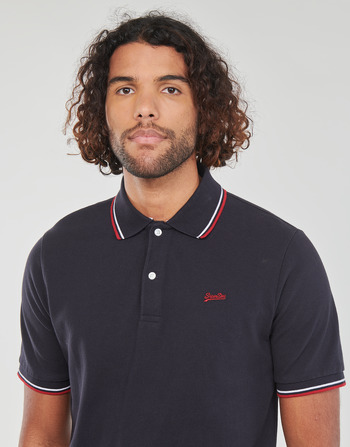 Superdry VINTAGE TIPPED S/S POLO Marino