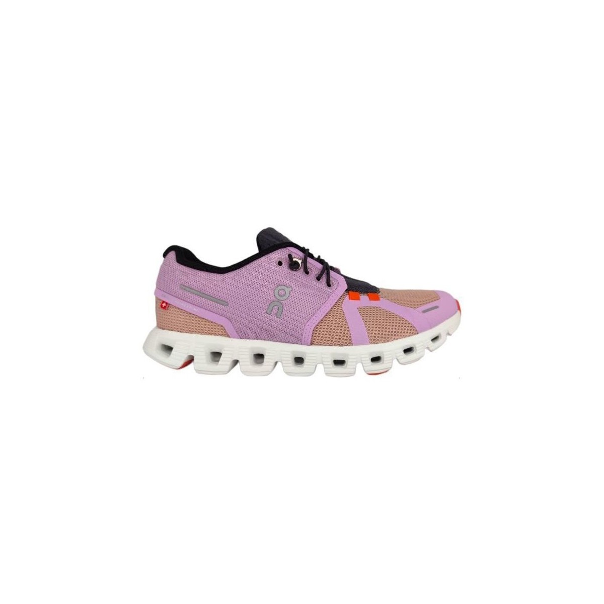 Zapatos Mujer Deportivas Moda On Running Zapatillas Cloud 5 Push Mujer Fiji/Rose Violeta