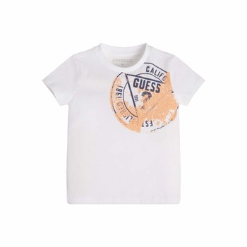 textil Niño Camisetas manga corta Guess SS T SHIRT Blanco