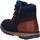 Zapatos Niño Botas de caña baja Kickers 878760-10 KICKNATURE CUIR Azul