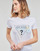 textil Mujer Camisetas manga corta Guess SS CN ALVA TEE Blanco