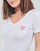 textil Mujer Camisetas manga corta Guess SS VN MINI TRIANGLE TEE Blanco