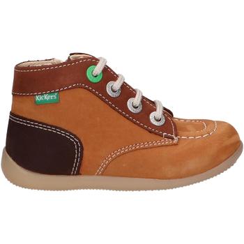 Zapatos Niño Botas de caña baja Kickers 879059-10 BONZIP-2 GOLF Beige
