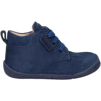 Zapatos Niño Derbie & Richelieu Kickers 858401-10 WAZZAP CUIR NAPPA Azul