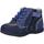 Zapatos Niño Derbie & Richelieu Kickers 830620-10 BABYSTAN ZIP NUBUCK Azul