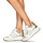 Zapatos Mujer Zapatillas bajas MICHAEL Michael Kors GEORGIE TRAINER Blanco / Oro