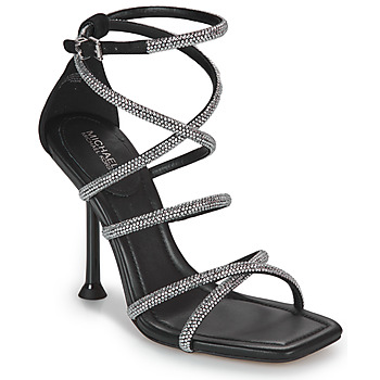 Zapatos Mujer Sandalias MICHAEL Michael Kors IMANI STRAPPY SANDAL Negro / Plata