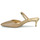 Zapatos Mujer Zuecos (Mules) MICHAEL Michael Kors JESSA MULE KITTEN Camel / Oro