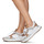 Zapatos Mujer Zapatillas bajas MICHAEL Michael Kors THEO TRAINER Blanco / Camel