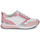 Zapatos Mujer Zapatillas bajas MICHAEL Michael Kors ALLIE STRIDE TRAINER Blanco / Rosa / Plata