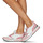 Zapatos Mujer Zapatillas bajas MICHAEL Michael Kors ALLIE STRIDE TRAINER Blanco / Rosa / Plata