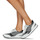 Zapatos Mujer Zapatillas bajas MICHAEL Michael Kors ALLIE STRIDE TRAINER Blanco / Negro / Plateado