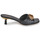 Zapatos Mujer Zuecos (Mules) MICHAEL Michael Kors AMAL KITTEN SANDAL Negro