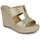 Zapatos Mujer Zuecos (Mules) MICHAEL Michael Kors BRADLEY MULE Oro