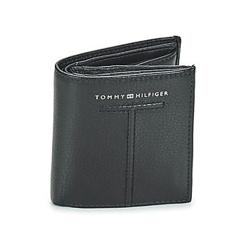 Bolsos Hombre Cartera Tommy Hilfiger TH CENTRAL TRIFOLD Negro