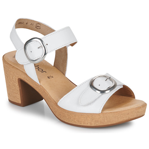 8576021 Blanco / - gratis | Spartoo.es ! - Zapatos Sandalias Mujer 82,50 €