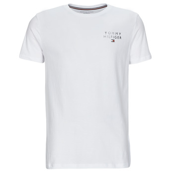 textil Hombre Camisetas manga corta Tommy Hilfiger CN SS TEE LOGO Blanco