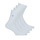 Accesorios Mujer Calcetines de deporte Tommy Hilfiger SOCK X4 Blanco