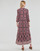 textil Mujer Vestidos largos Ikks BW30015 Rosa