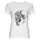 textil Mujer Camisetas manga corta Ikks BW10005 Blanco