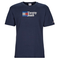 textil Hombre Camisetas manga corta Tommy Jeans TJM CLSC RWB CHEST LOGO TEE Marino