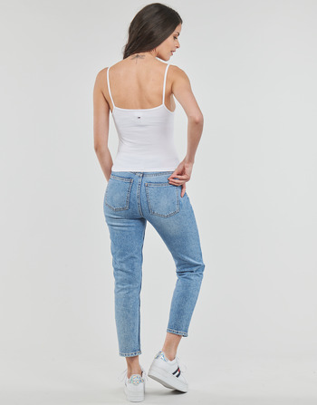 Tommy Jeans TJW BBY COLOR LINEAR STRAP TOP Blanco