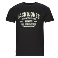 textil Hombre Camisetas manga corta Jack & Jones JJEJEANS TEE SS O-NECK Negro