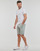textil Hombre Shorts / Bermudas Jack & Jones JPSTBOWIE JJSHORT PRINTED Blanco / Azul