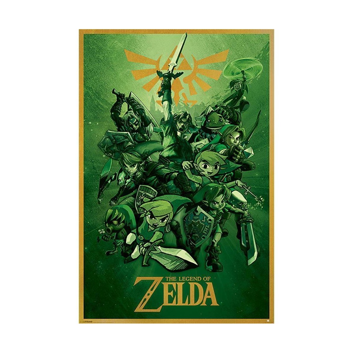 Casa Afiches / posters The Legend Of Zelda TA4106 Multicolor
