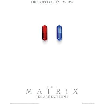 Casa Afiches / posters The Matrix: Resurrections TA9358 Rojo