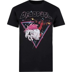 textil Hombre Camisetas manga larga Deadpool TV1056 Negro
