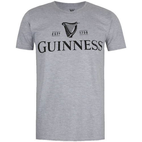 textil Hombre Camisetas manga larga Guinness  Gris