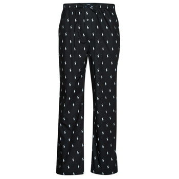 textil Hombre Pijama Polo Ralph Lauren SLEEPWEAR-PJ PANT-SLEEP-BOTTOM Negro / Blanco