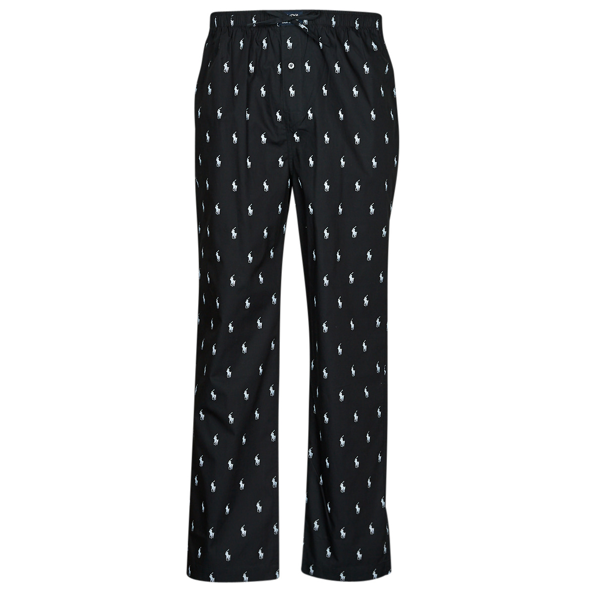 textil Pijama Polo Ralph Lauren SLEEPWEAR-PJ PANT-SLEEP-BOTTOM Negro / Blanco