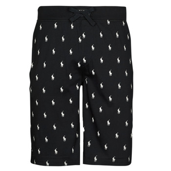 textil Hombre Shorts / Bermudas Polo Ralph Lauren SLEEPWEAR-SLIM SHORT-SLEEP-BOTTOM Negro / Blanco