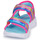 Zapatos Niña Sandalias de deporte Skechers HEART LIGHTS SANDALS Rosa / Azul